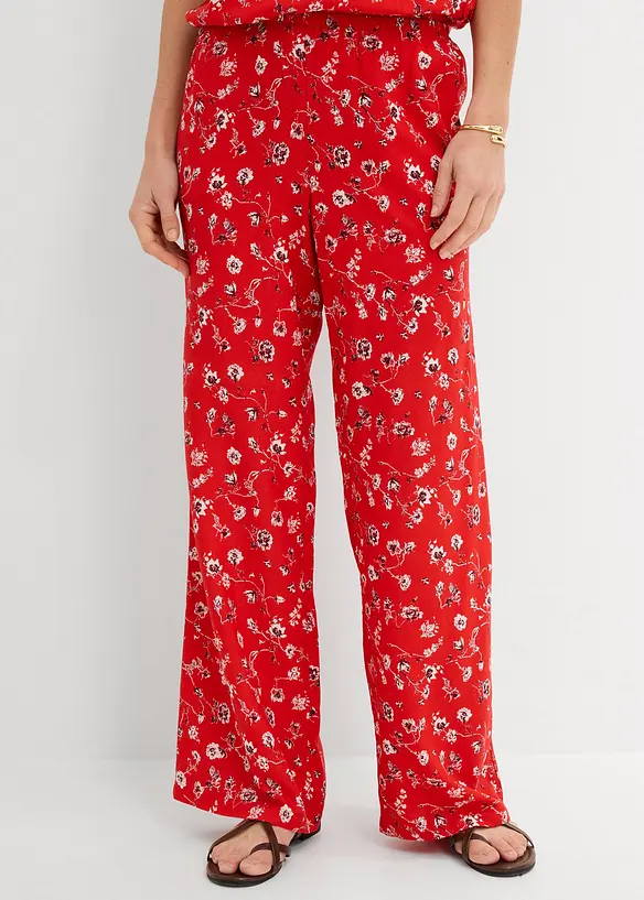 Schlupfhose aus flie&szlig;ender Viskose, bonprix