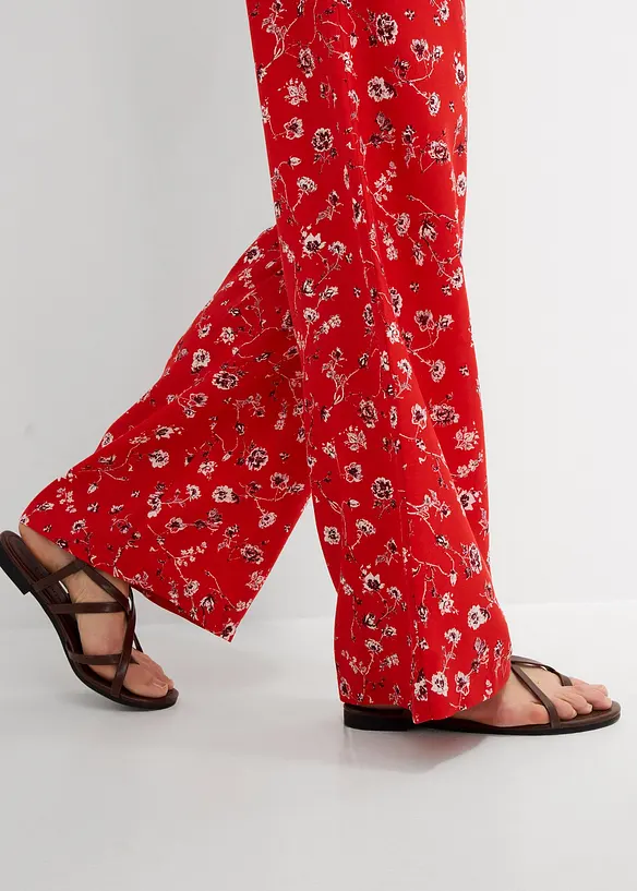 Schlupfhose aus flie&szlig;ender Viskose, bonprix