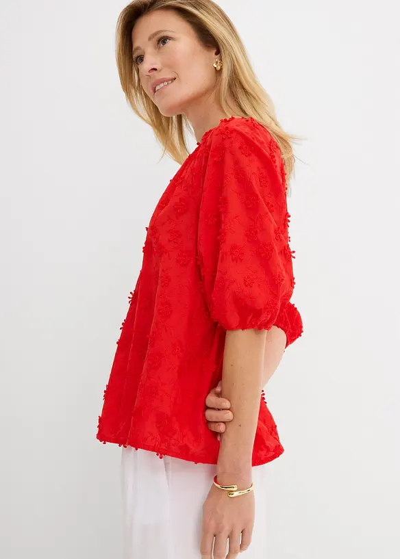 Blouse longue 100% coton, bonprix