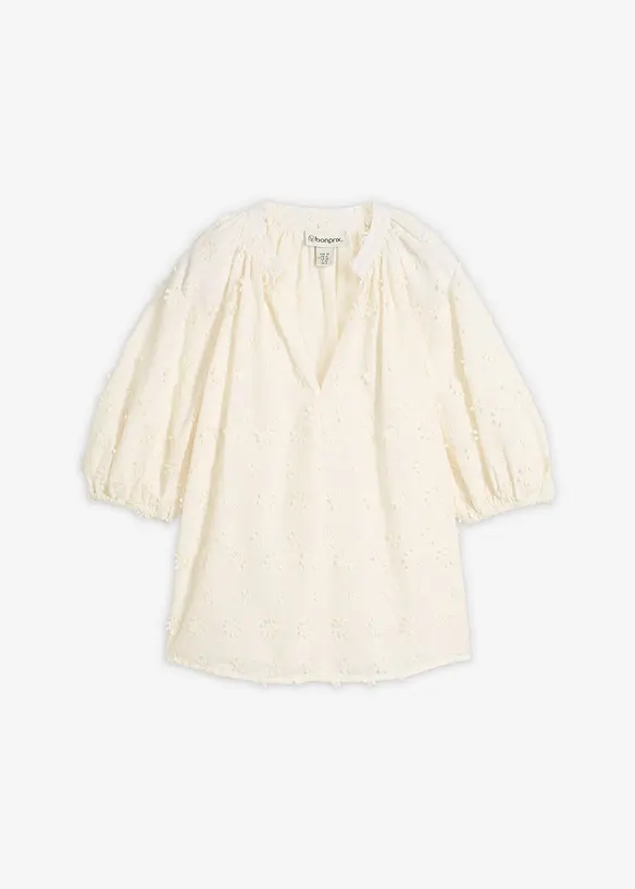 Blouse longue 100% coton, bonprix