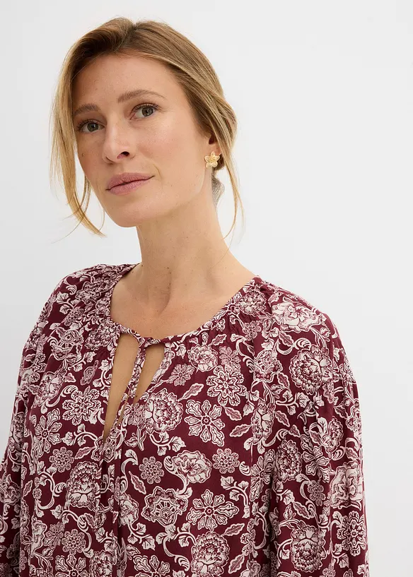 Tunika-Kleid aus flie&szlig;ender Viskose, bonprix