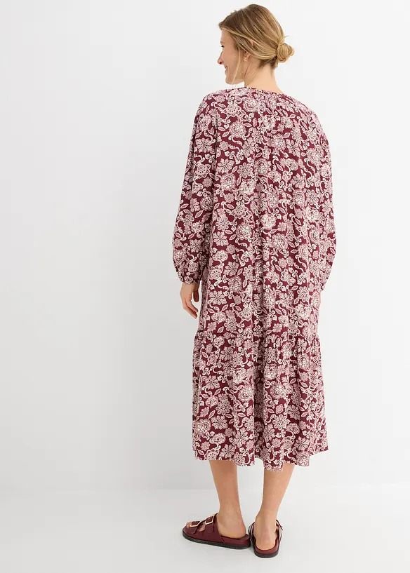 Tunika-Kleid aus flie&szlig;ender Viskose, bonprix