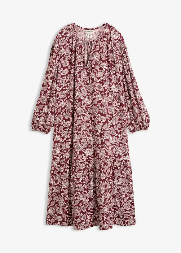 Tunika-Kleid aus flie&szlig;ender Viskose, bonprix