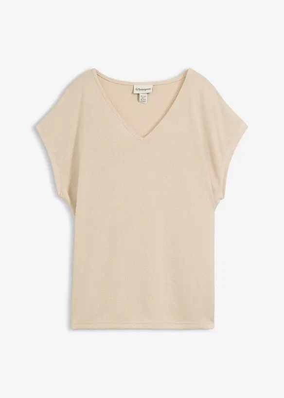 Oversize-Shirt in Strickoptik, bonprix