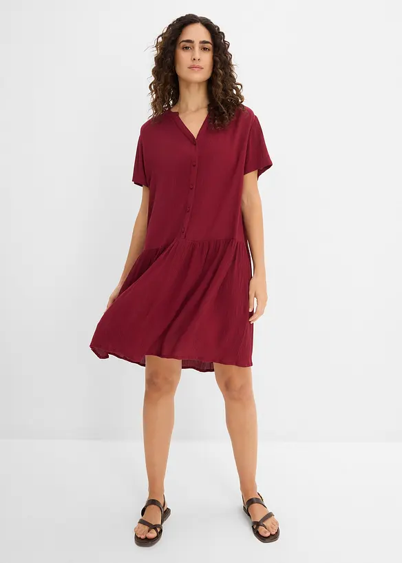 Tunika-Kleid aus flie&szlig;ender Viskose, bonprix