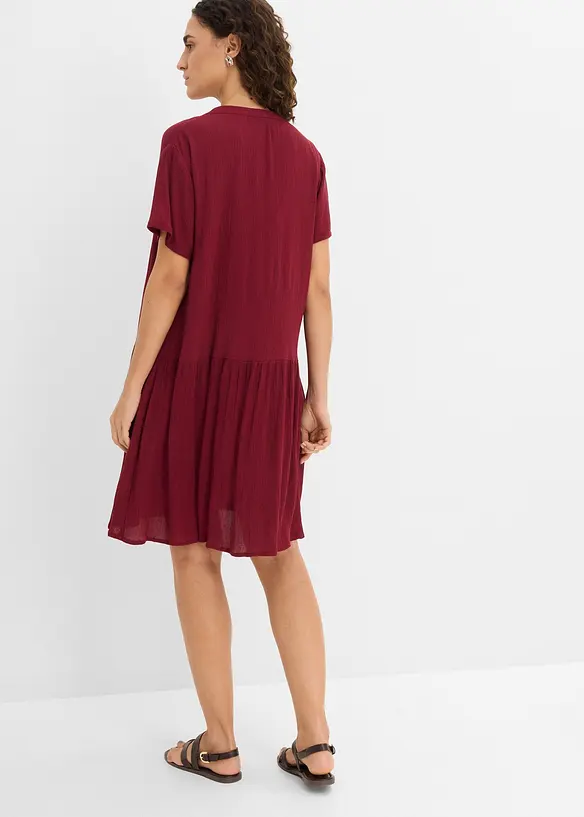 Tunika-Kleid aus flie&szlig;ender Viskose, bonprix