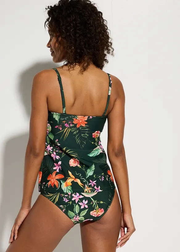 Bandeau-Tankini mit Wickeloptik (2-tlg.Set), bonprix