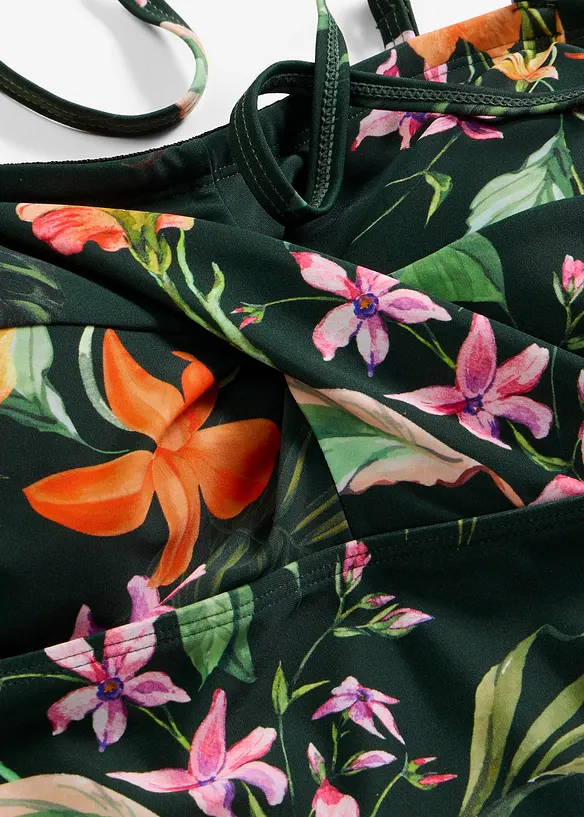 Bandeau-Tankini mit Wickeloptik (2-tlg.Set), bonprix