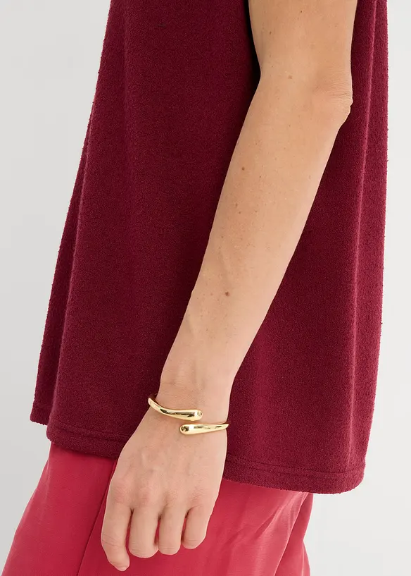 Oversize-Shirt in Strickoptik, bonprix