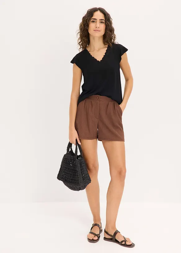 T-shirt en viscose extensible, bonprix