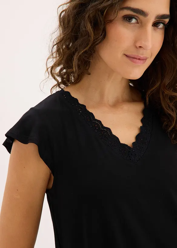 T-shirt en viscose extensible, bonprix