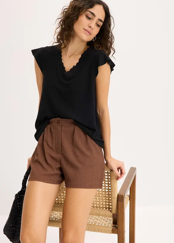 T-shirt en viscose extensible, bonprix