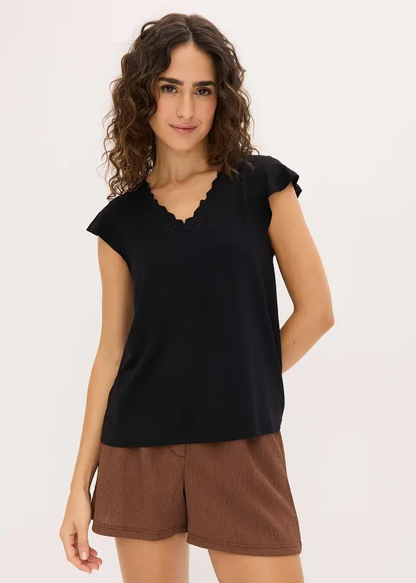 T-shirt en viscose extensible, bonprix