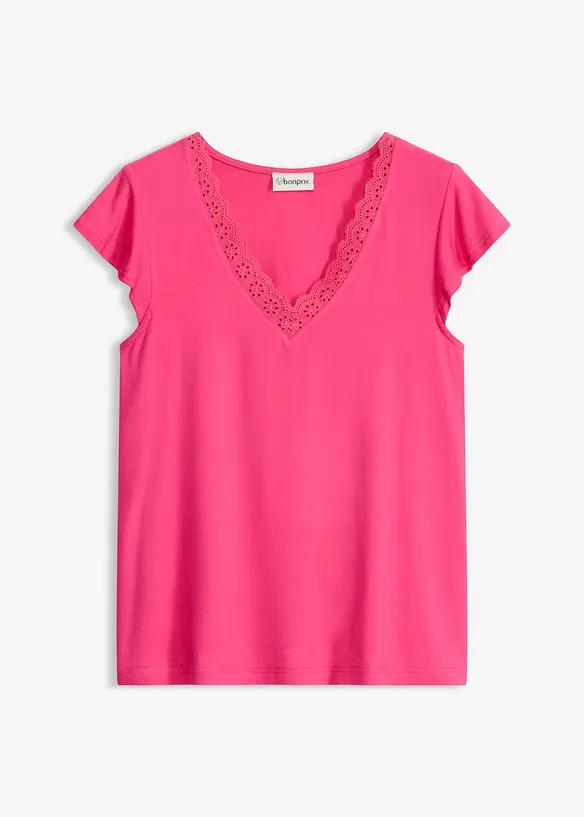 T-shirt en viscose extensible, bonprix