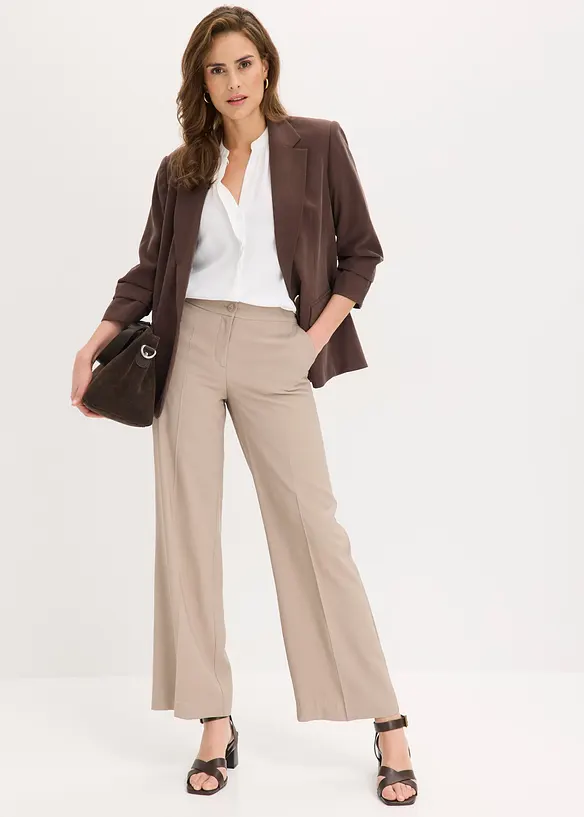 Lockerer 3/4-Arm-Blazer aus Viskose, bonprix