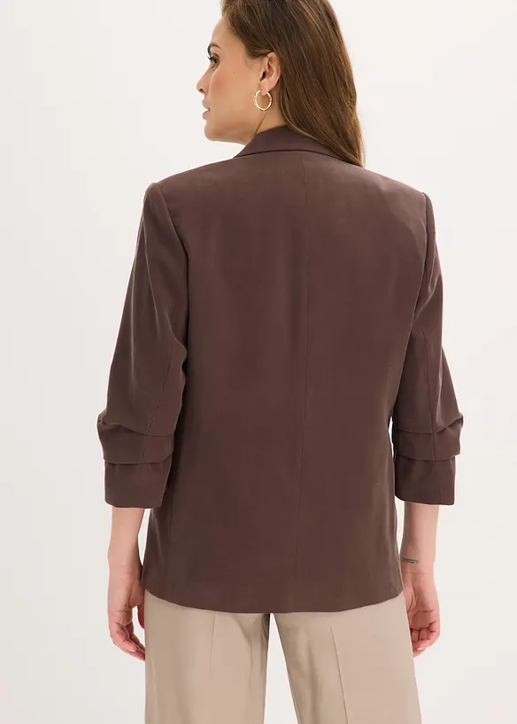 Lockerer 3/4-Arm-Blazer aus Viskose, bonprix