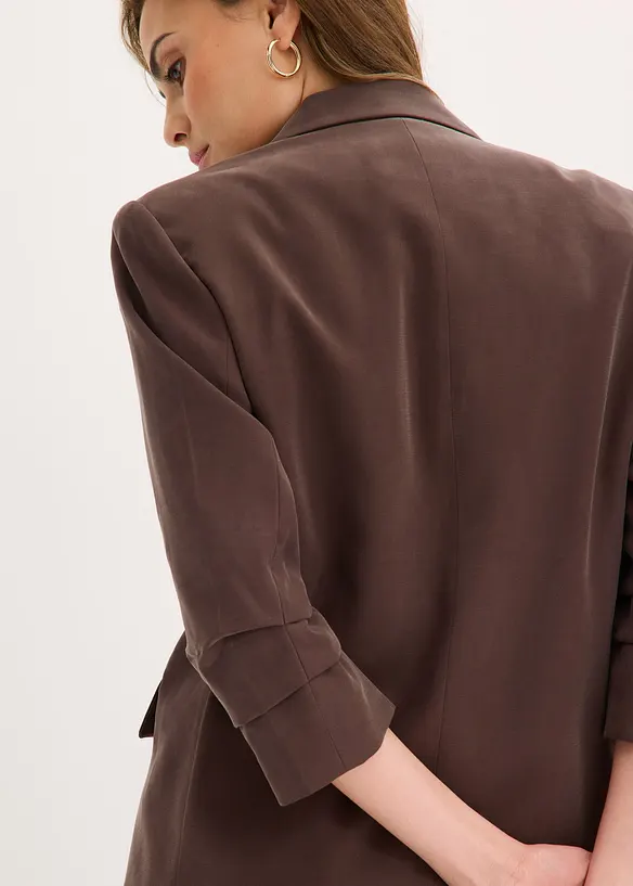 Lockerer 3/4-Arm-Blazer aus Viskose, bonprix