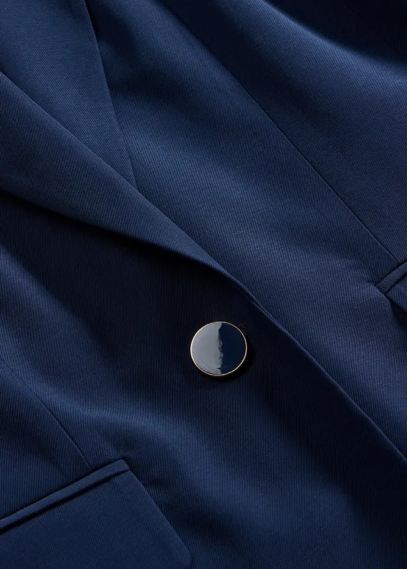 Blazer manches 3/4 ample en viscose, bonprix