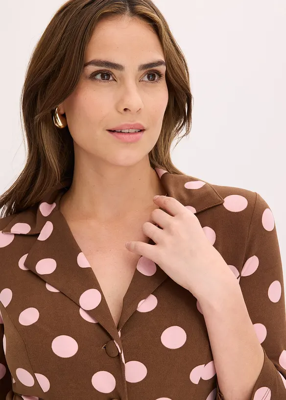 Robe-chemise avec lien &agrave; nouer (ens. 2 pces), bonprix