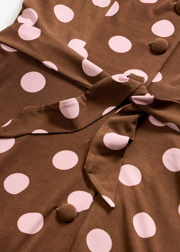 Robe-chemise avec lien &agrave; nouer (ens. 2 pces), bonprix