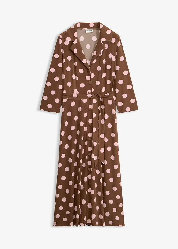 Robe-chemise avec lien &agrave; nouer (ens. 2 pces), bonprix