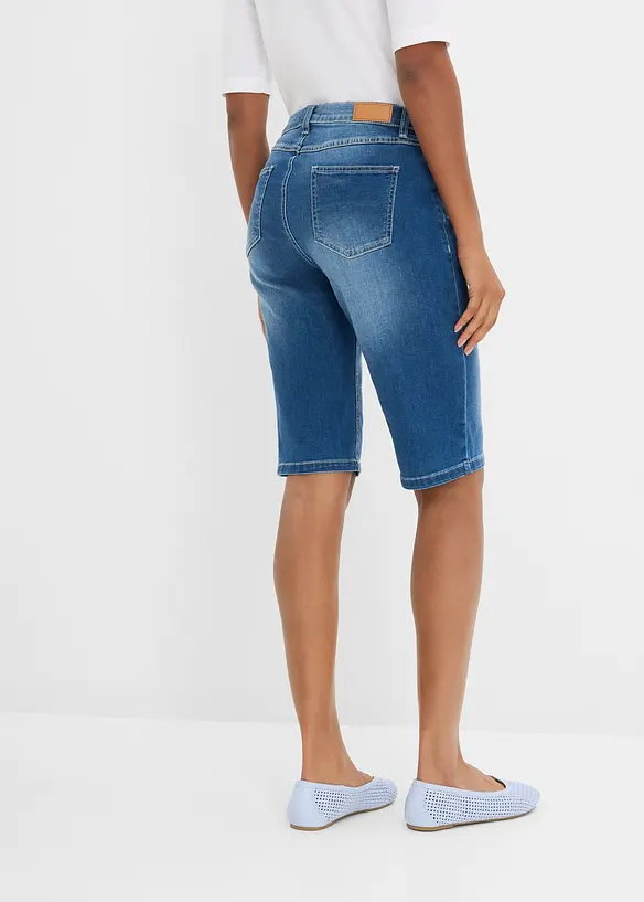 Bermuda en jean confort stretch, bonprix