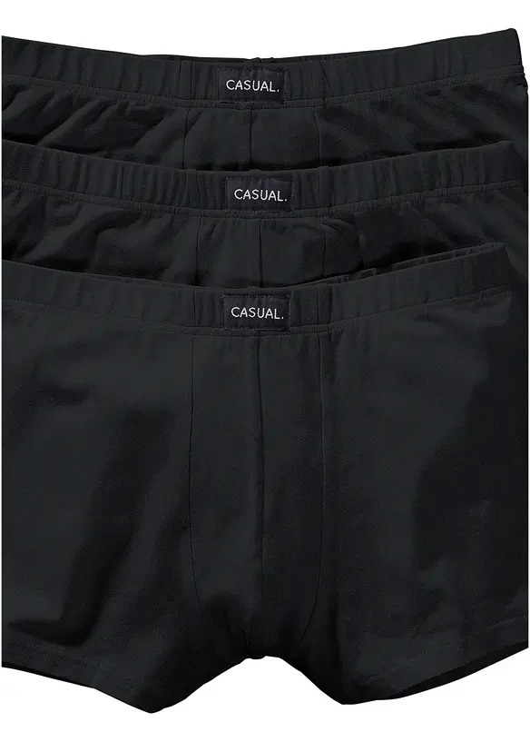 Lot de 3 boxers coton, bonprix