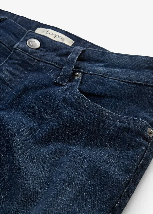 Jean bootcut taille mi-haute, extensible, bonprix