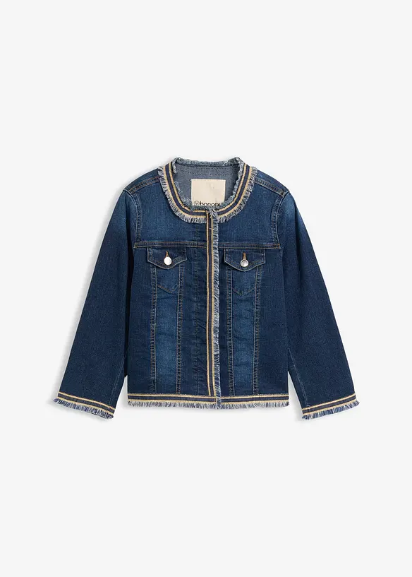 Jeansjacke mit Fransen, bonprix