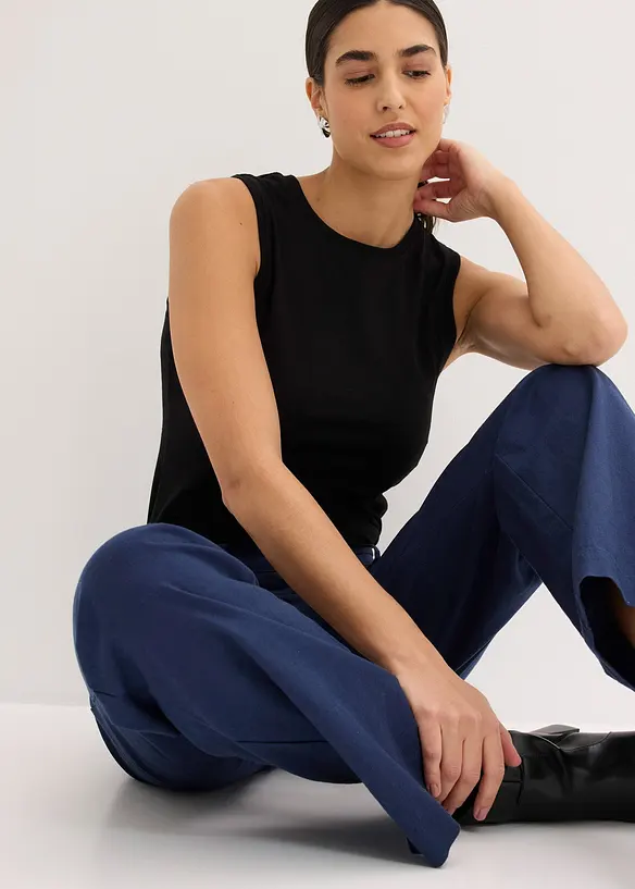 Webhose aus Leinen-Baumwoll-Mix, bonprix