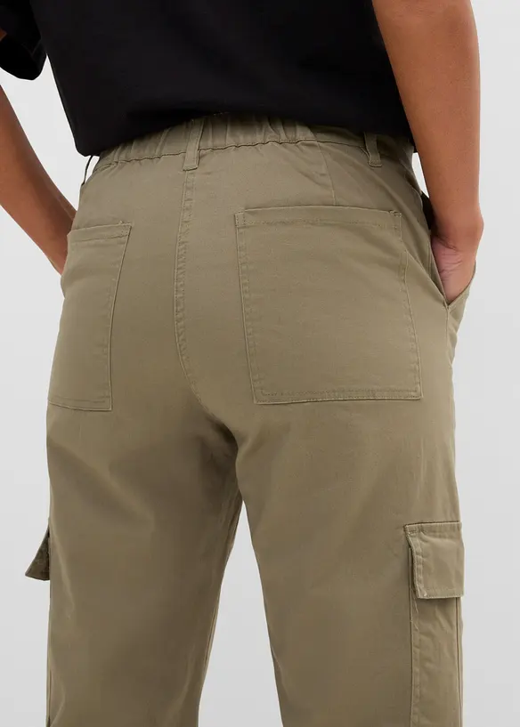 Cargo-Hose aus Baumwolle mit Stretch, bonprix