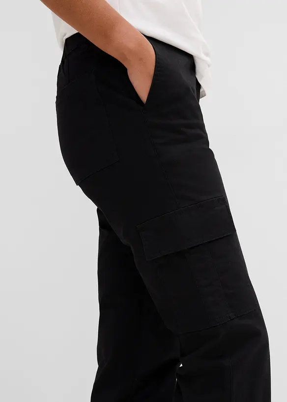 Pantalon cargo en coton extensible, bonprix