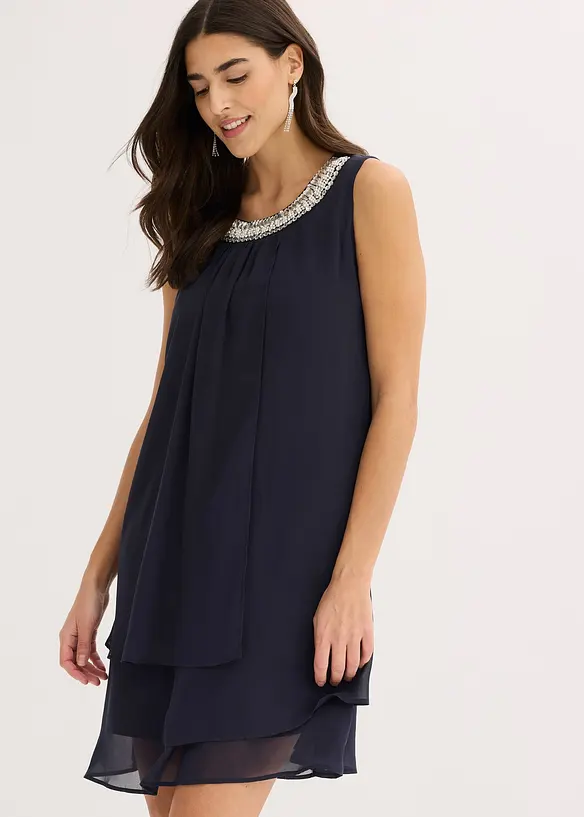 Robe de qualit&eacute; avec application, bonprix