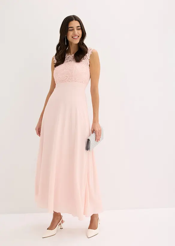 Maxikleid mit Spitze, bonprix