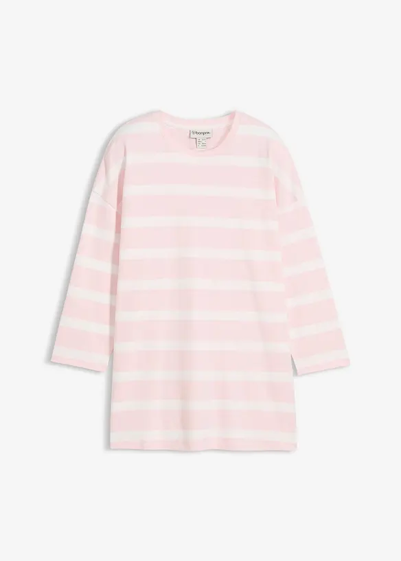 T-shirt long en coton &eacute;pais, bonprix