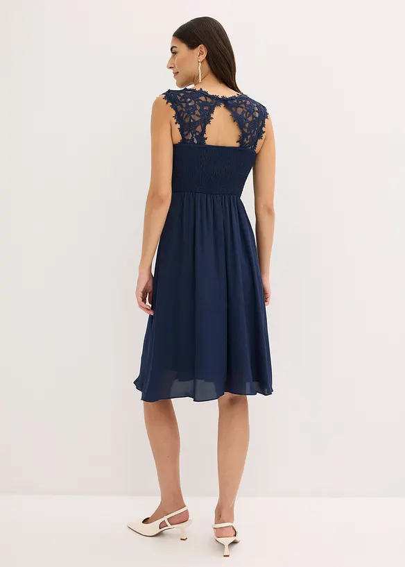 Minikleid mit Spitze, bonprix