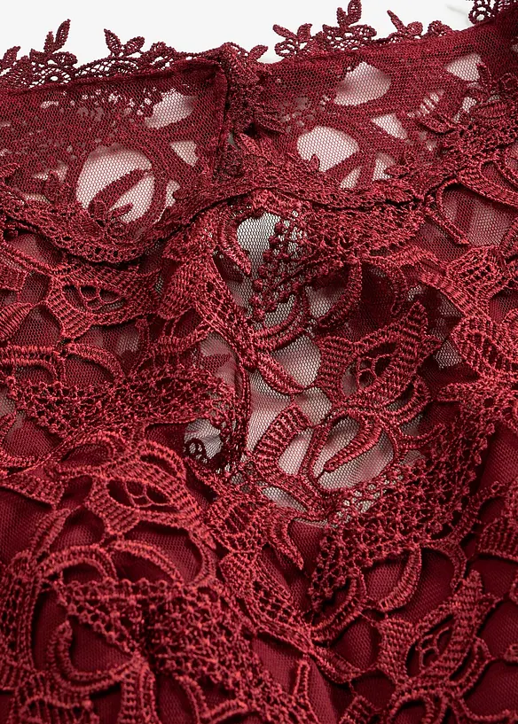 Minikleid mit Spitze, bonprix