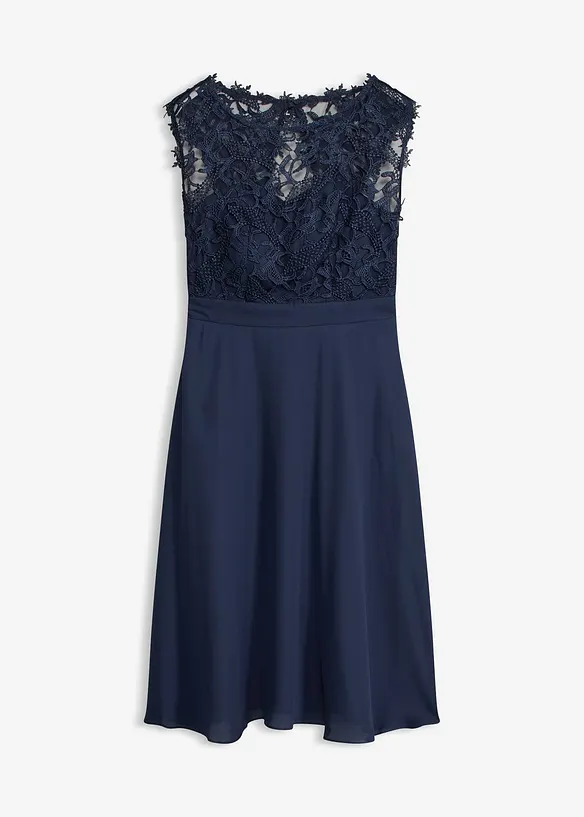 Minikleid mit Spitze, bonprix