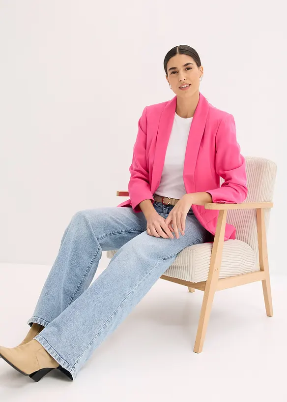 Longblazer aus Viskose-Mix, bonprix