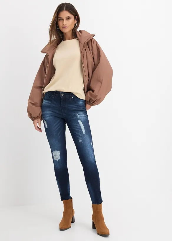 Skinny Jeans Mid Waist, Stretch, bonprix