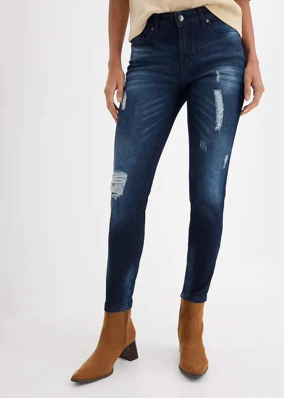 Skinny Jeans Mid Waist, Stretch, bonprix
