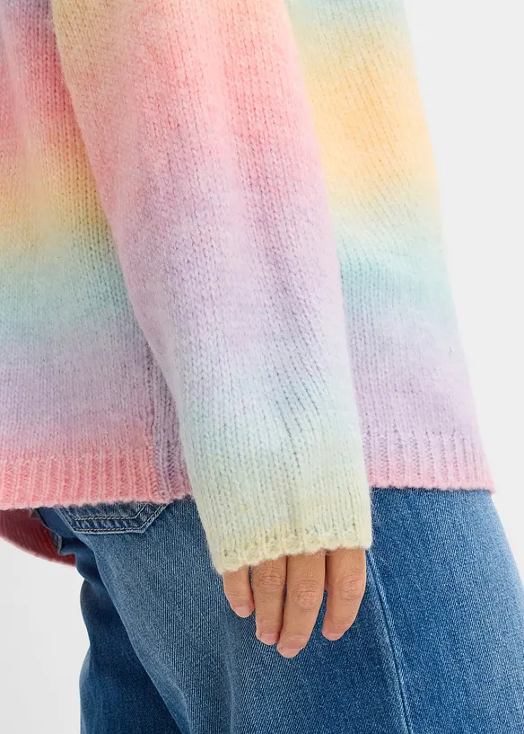 Gilet doux en grosse maille, bonprix