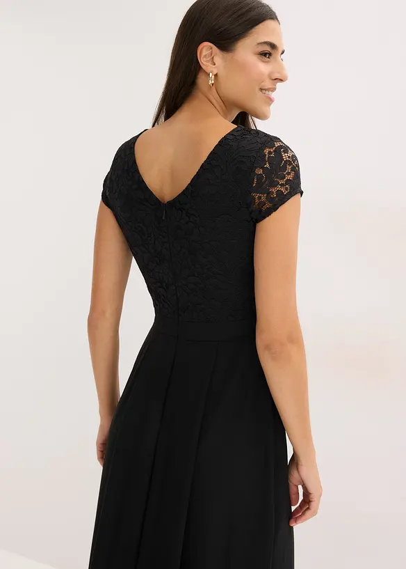 Combinaison avec dentelle et empi&egrave;cement de mousseline, bonprix