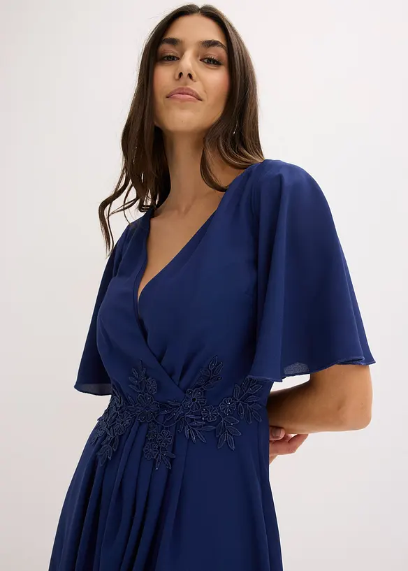 Robe de cocktail avec applications de dentelle, bonprix