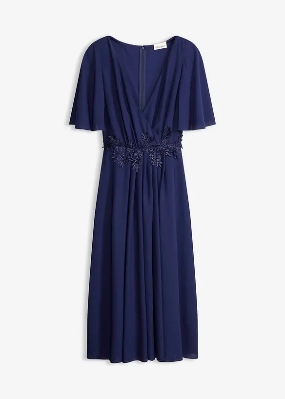 Robe de cocktail avec applications de dentelle, bonprix