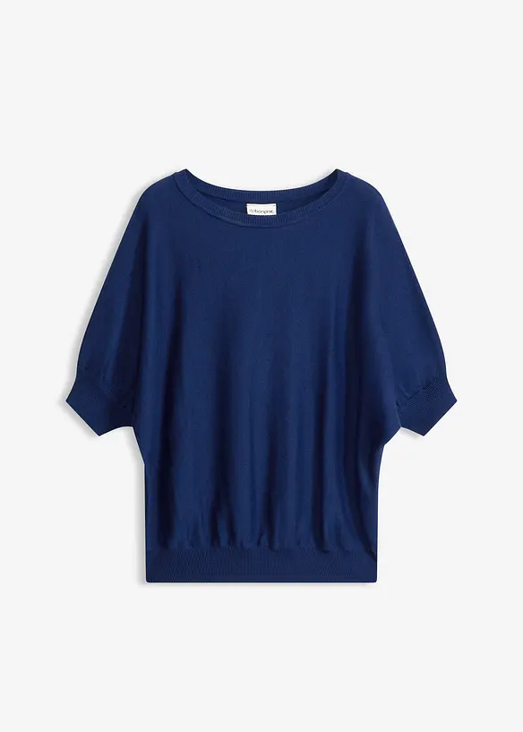 Feinstrickpullover aus Baumwoll-Mix, bonprix