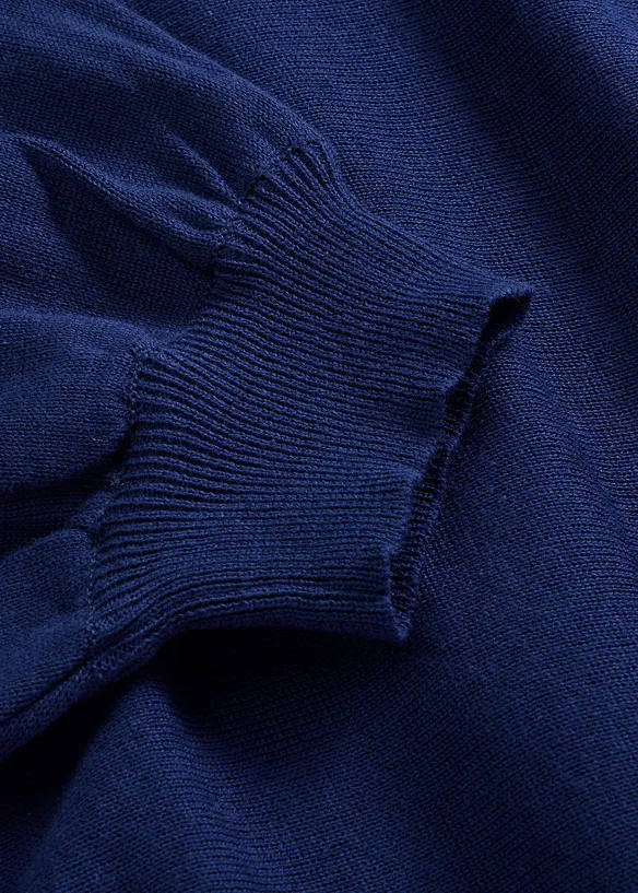 Feinstrickpullover aus Baumwoll-Mix, bonprix