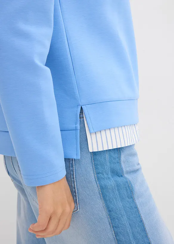 Sweatshirt aus reiner Baumwolle, bonprix