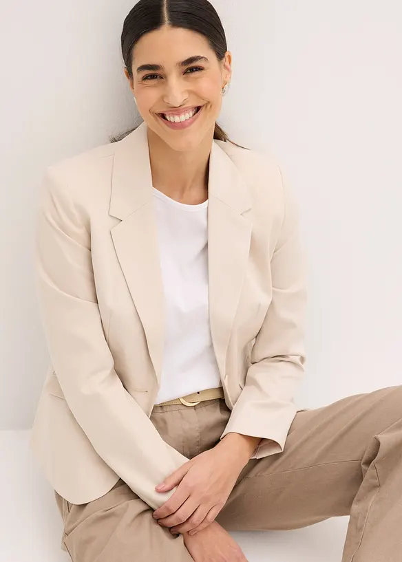 Kurzblazer mit Pattentaschen, bonprix