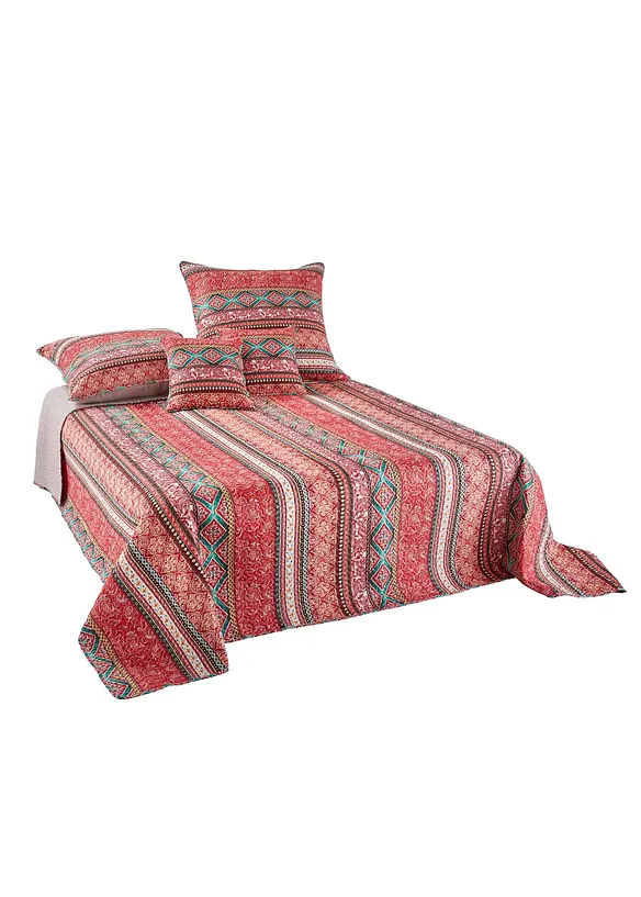 Lot de 2&nbsp;housses de coussin ray&eacute;es, bonprix